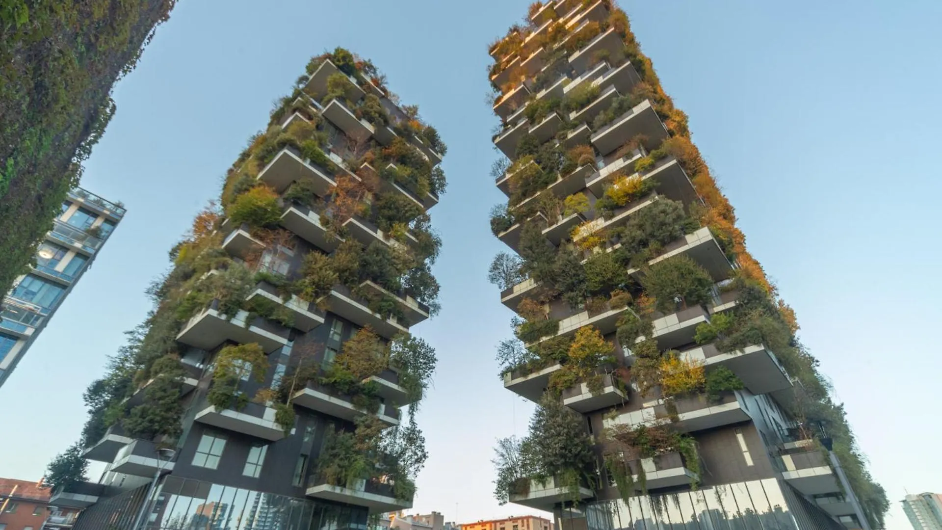 Modern Oasis Opposite Bosco Verticale Milan Italy